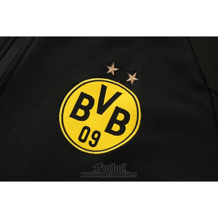 Chaqueta con Capucha del Borussia Dortmund 2021-2022 Negro
